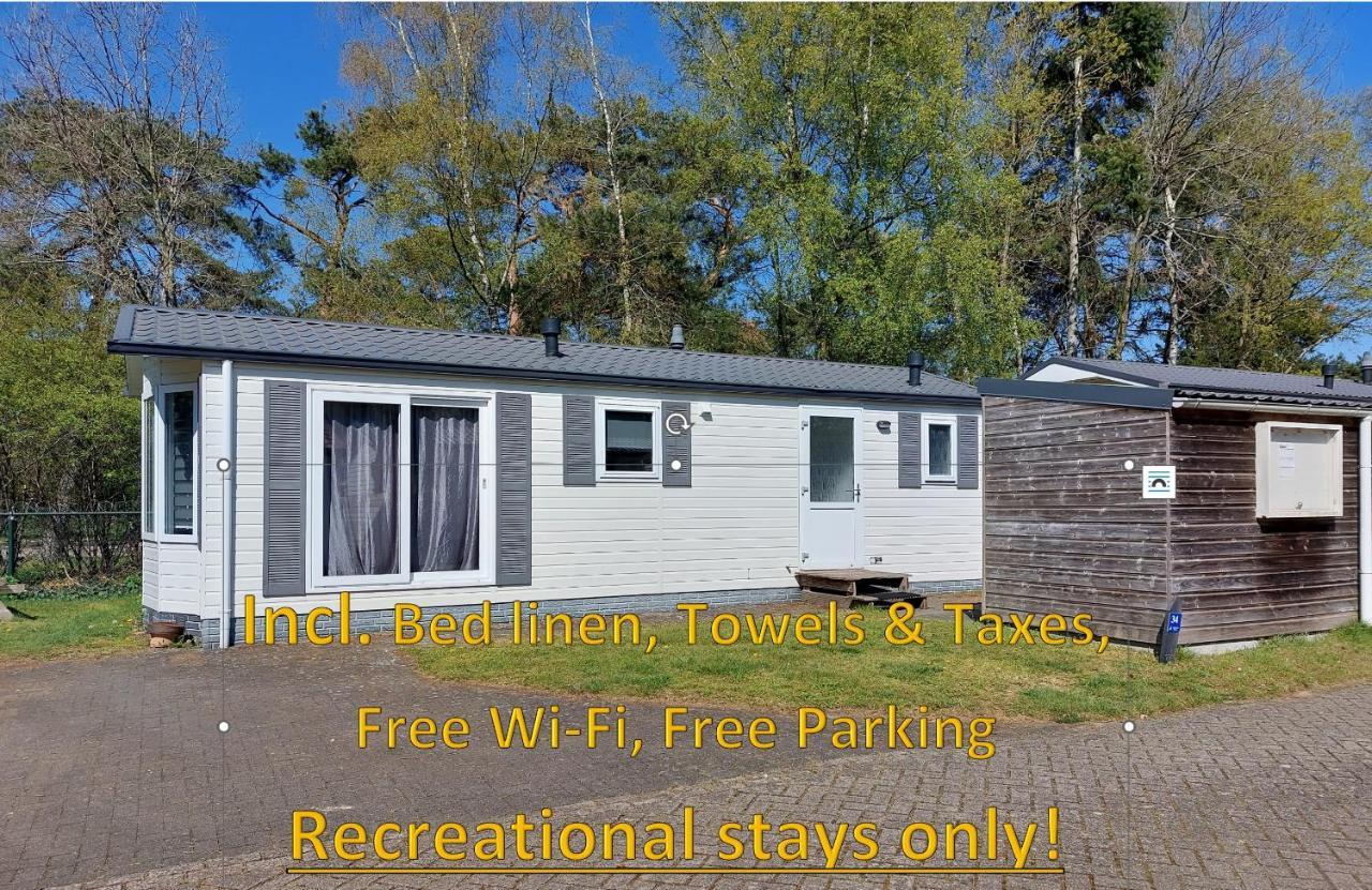 Ruim En Gezellig Chalet Voor 2 Personen Op De Veluwe Recreatiepark De Oude Driest Putten Dış mekan fotoğraf